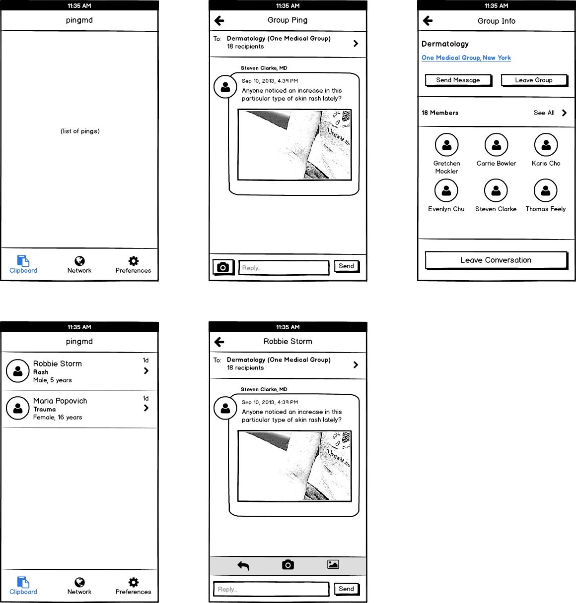 Message Organization